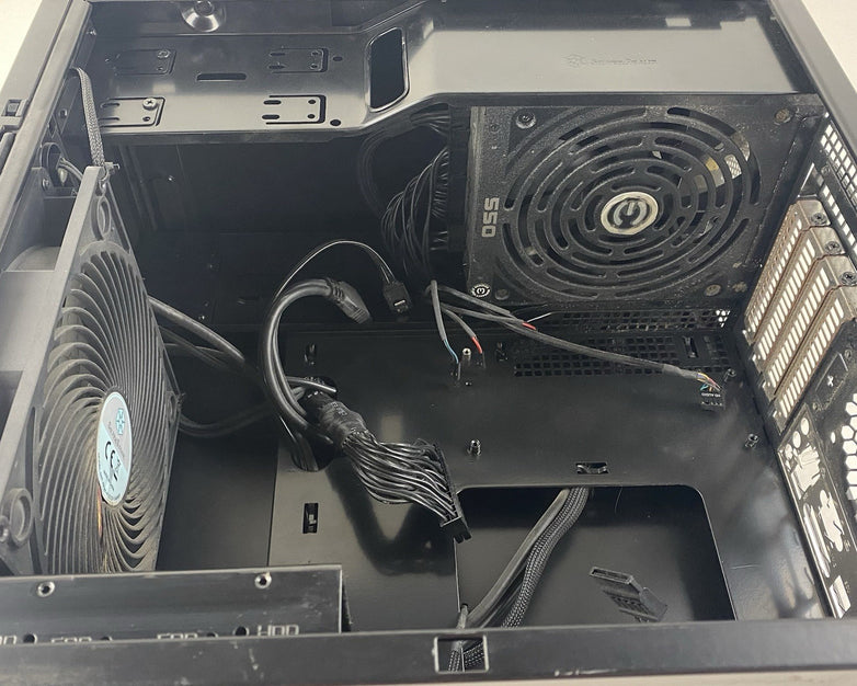 SilverStone Temjin Series TJ08B-E Micro-ATX Computer Case with 550W Power Supply