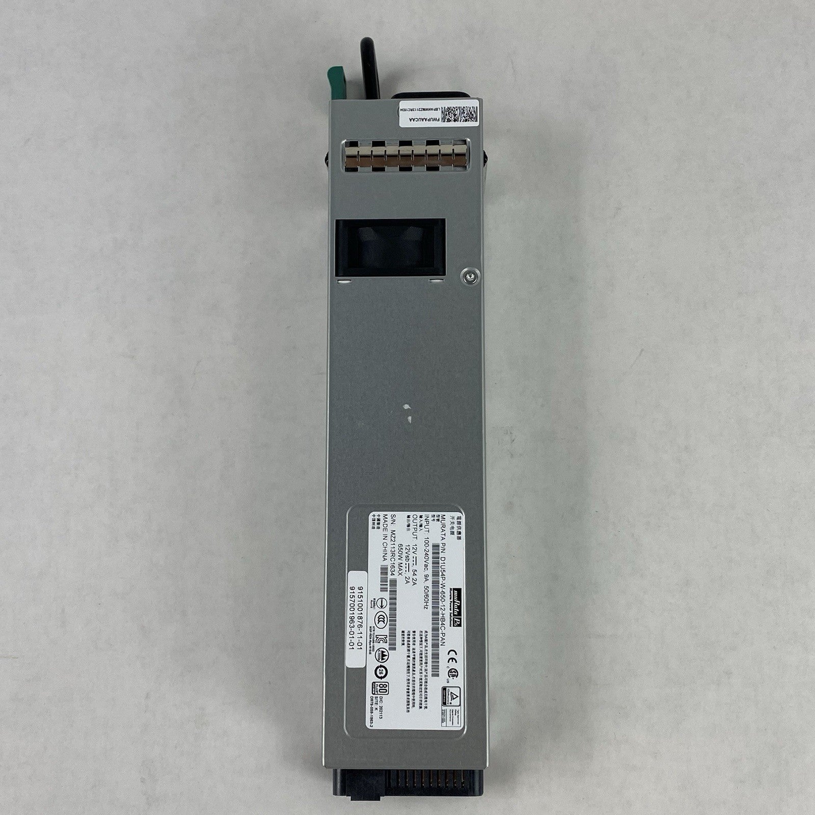 MU Rata D1U54P-W-650-12HB4C-PAN Power Supply Power No Power Cord Tested lot of 23