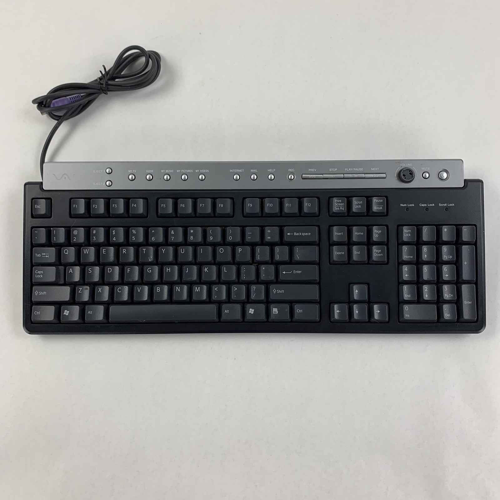 Sony PCVA-KB7P/U VAIO Multimedia Keyboard Tested Vintage
