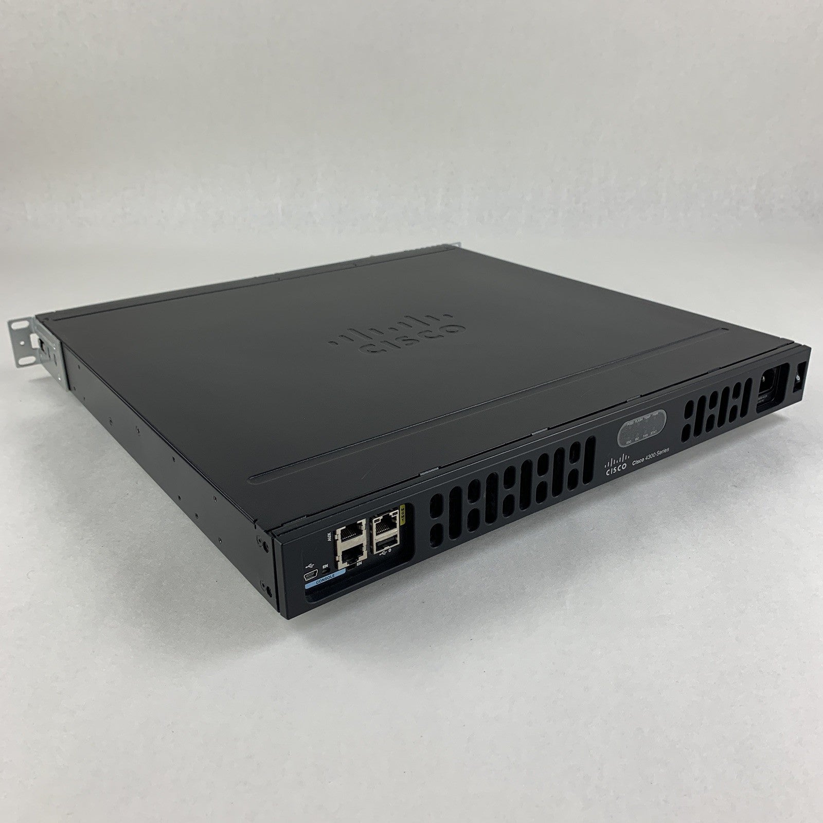 Cisco ISR4331/K9 Router Tested Reset W/ IPBase SecurityK9 License Rack Ears