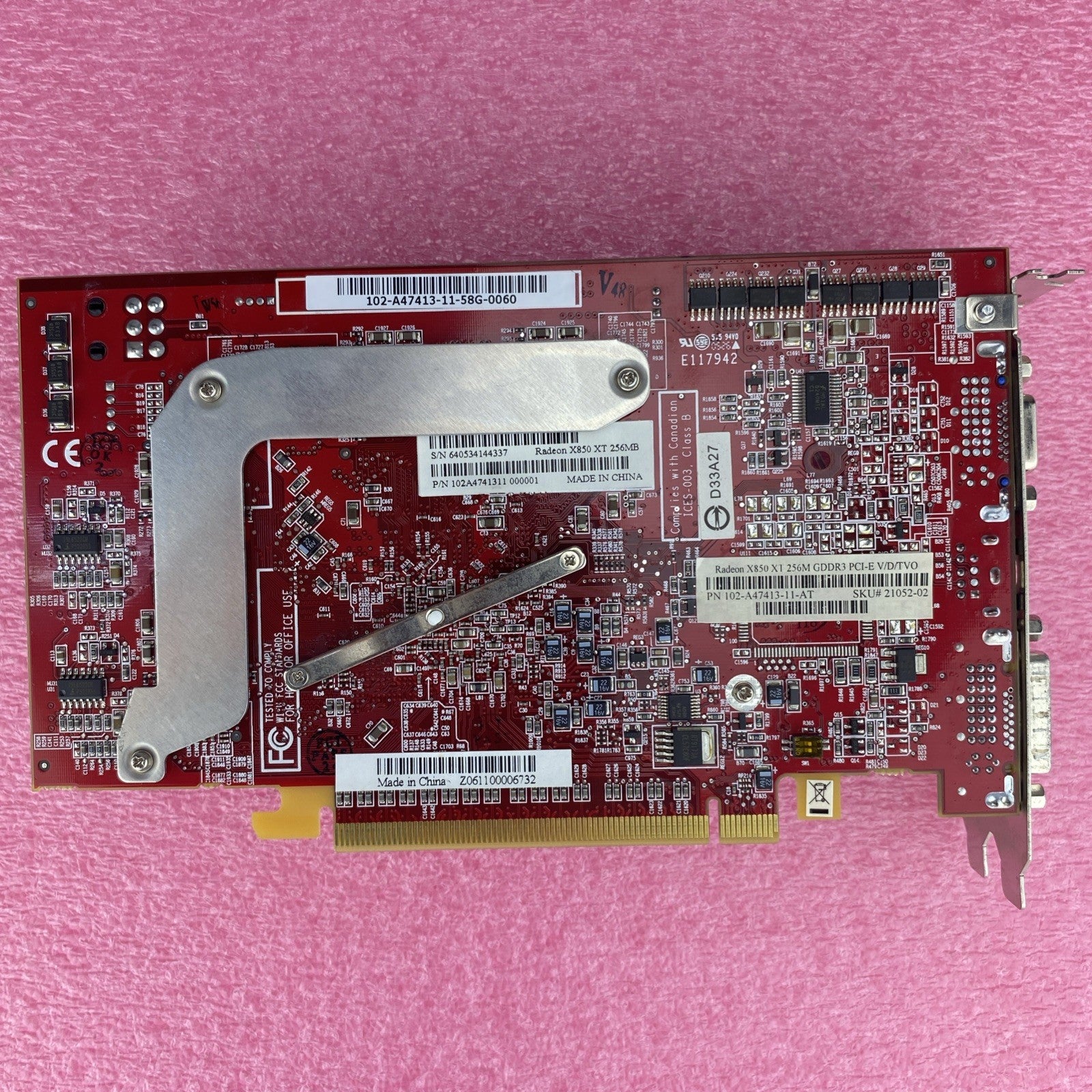 ATI Radeon X850 XT 256MB PCI Express Graphics Video Card