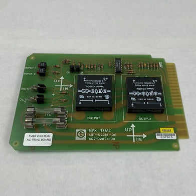 Giddings & Lewis MPX Triac 501-03218-00  502-02824-00 Circuit Board (Lot of 2)