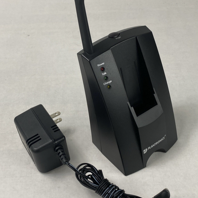 Plantronics Model CT10 Cordless Telephone Phone Headset Base w/ AC Adapter