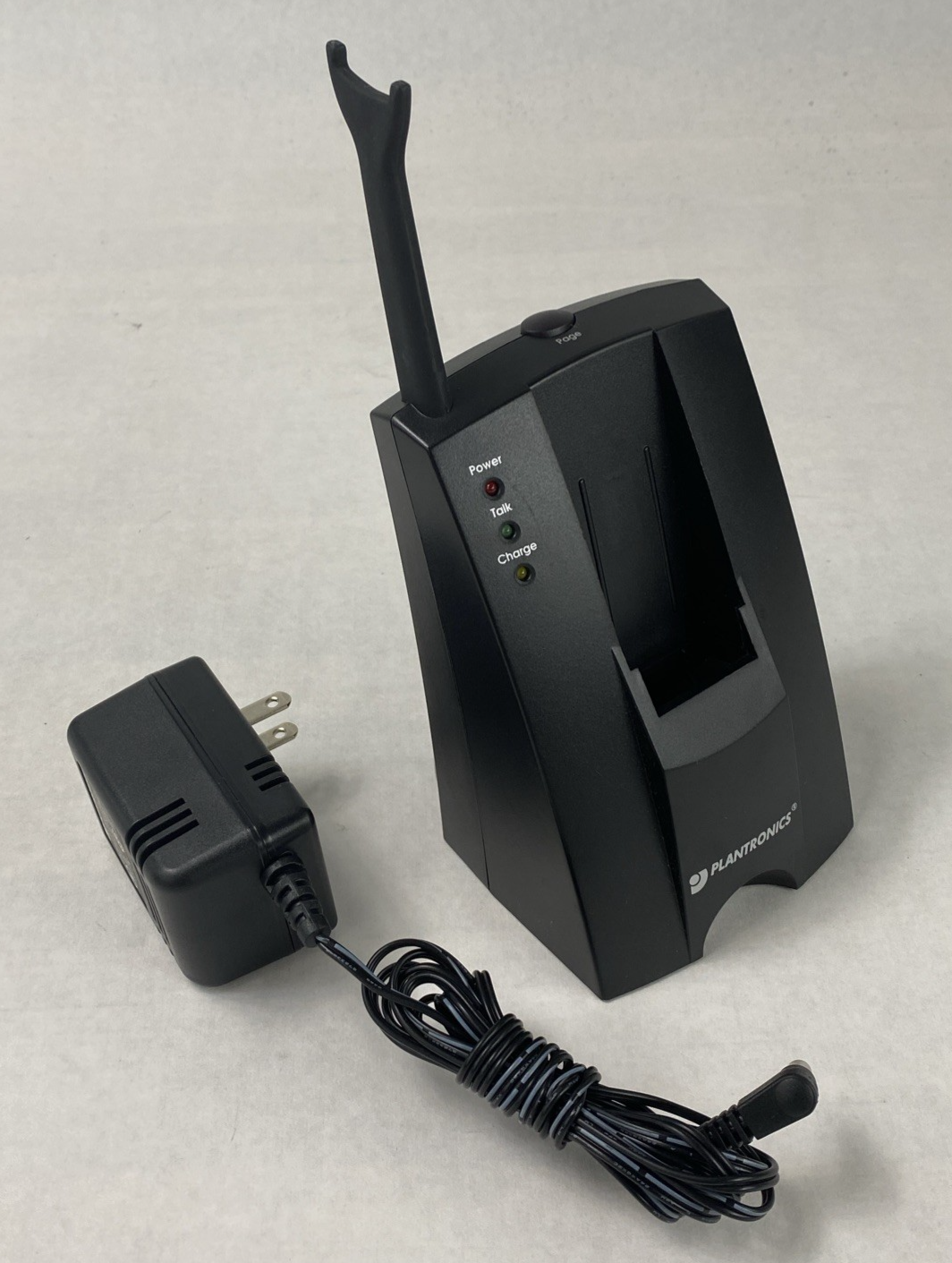 Plantronics Model CT10 Cordless Telephone Phone Headset Base w/ AC Adapter