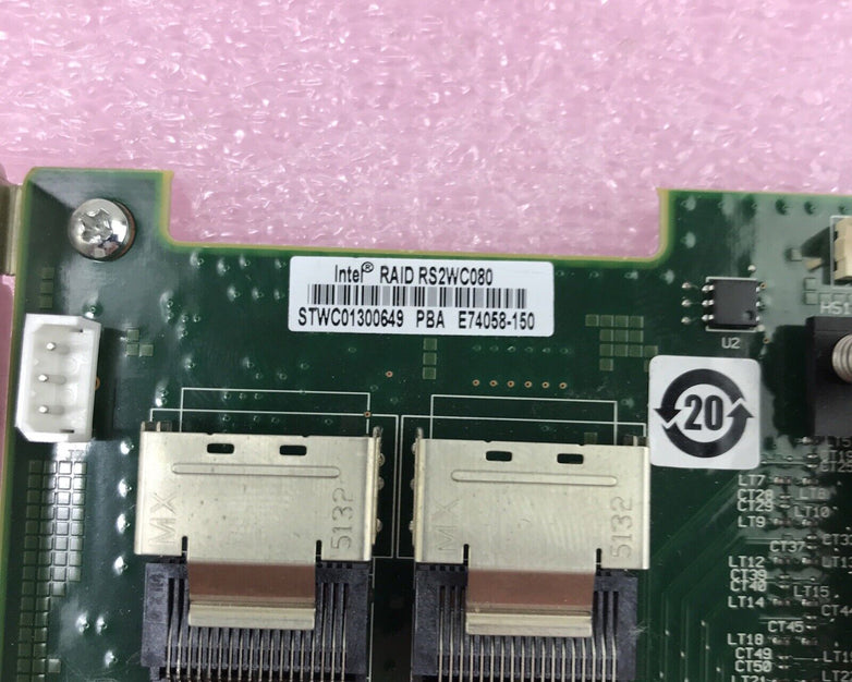 Intel RS2WC080 SATA 3Gb/s/SAS 6Gb/s PCle 2.0x8 RAID