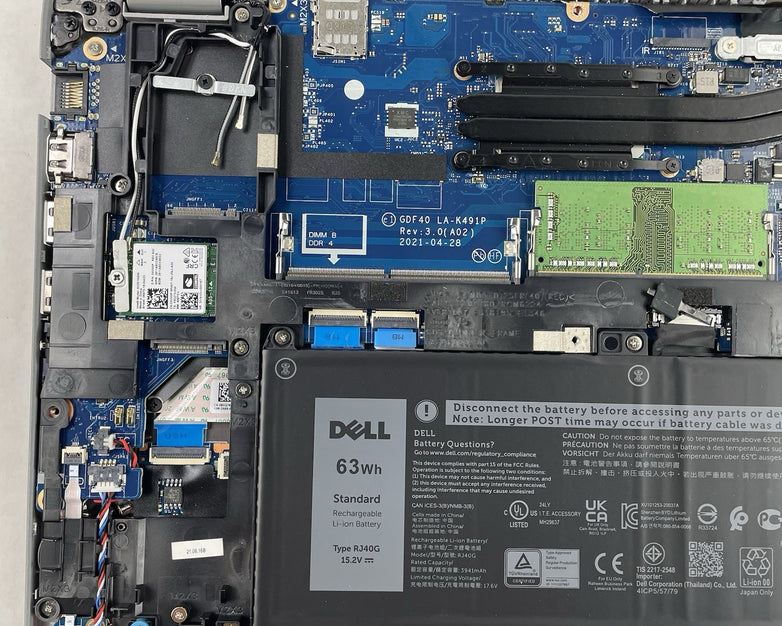 Dell Latitude 5420 14" i5-1145G7 2.60 GHz 8 GB RAM No SSD/OS/AC - Edge