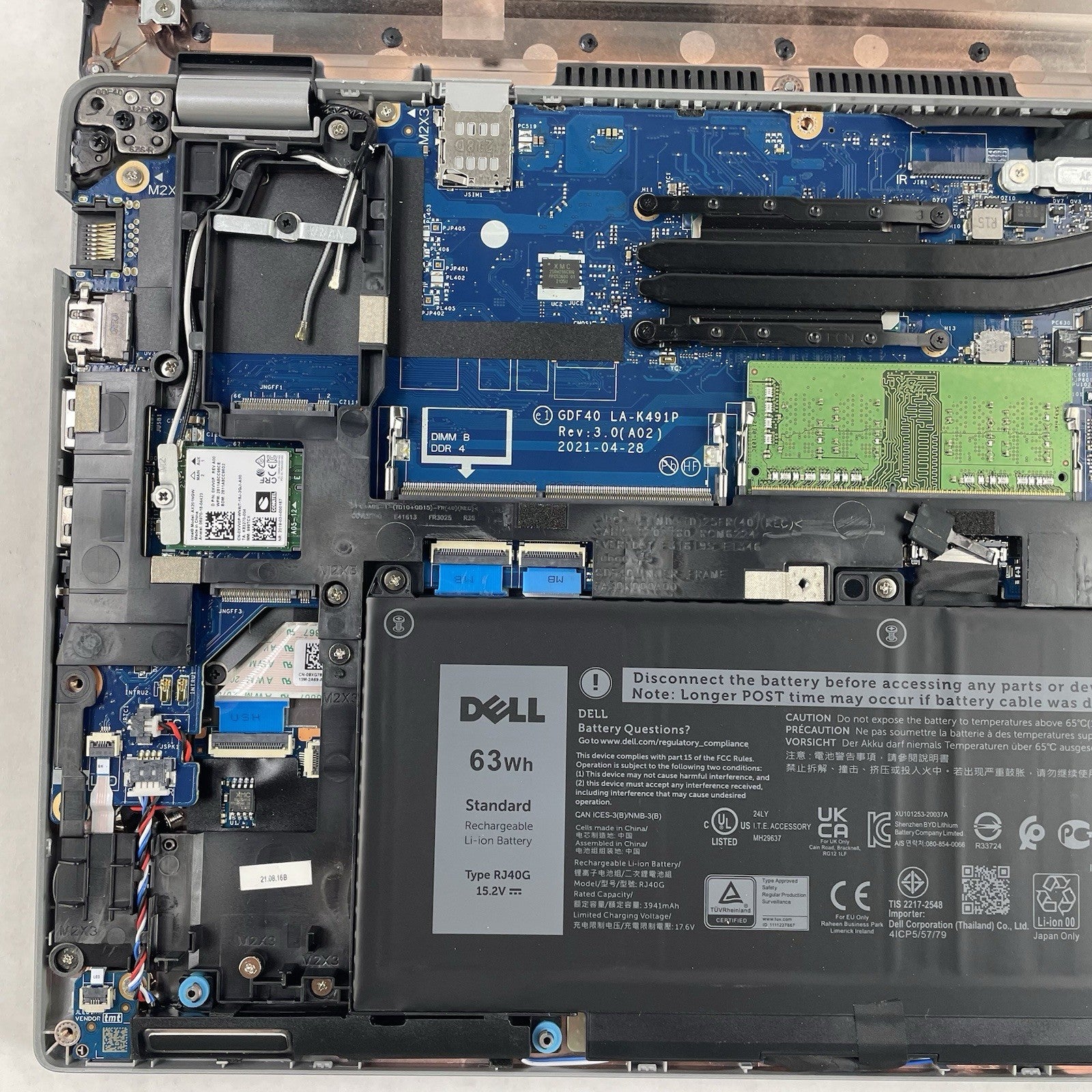 Dell Latitude 5420 14" i5-1145G7 2.60 GHz 8 GB RAM No SSD/OS/AC - Edge19