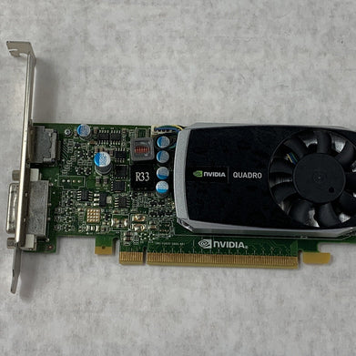 Dell NVIDIA Quadro 600 0PWG0F 1GB 128-Bit DDR3 PCIe Video Graphics Card GPU
