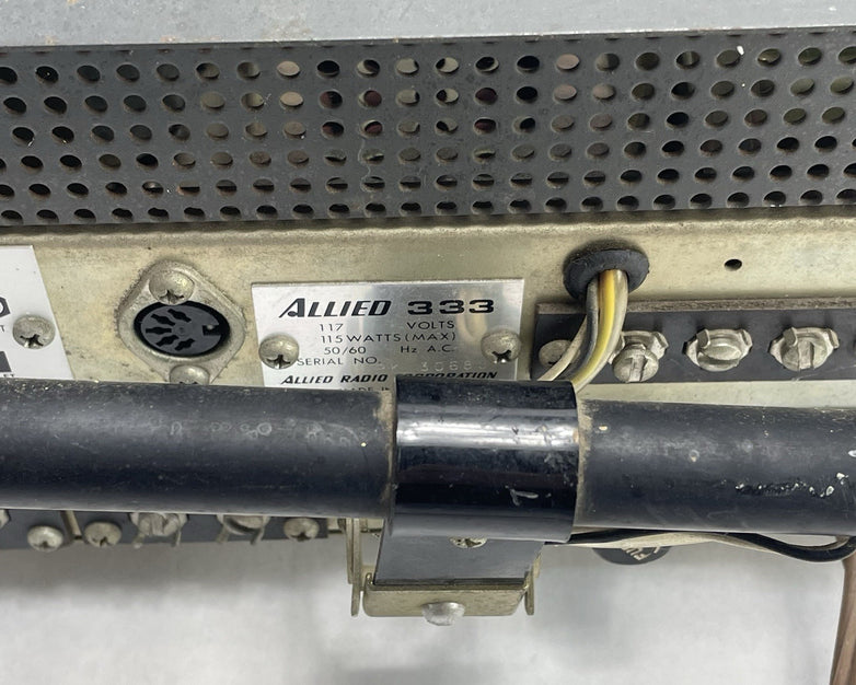 Allied 333 Tube Receiver Tested and Working