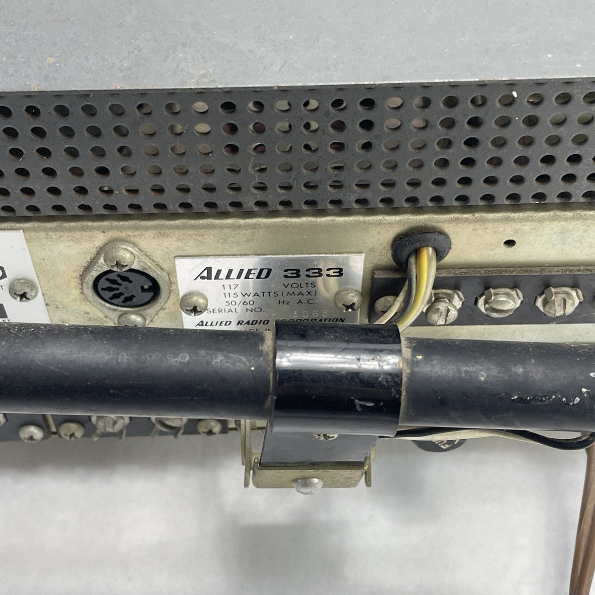 Allied 333 Tube Receiver Tested and Working7