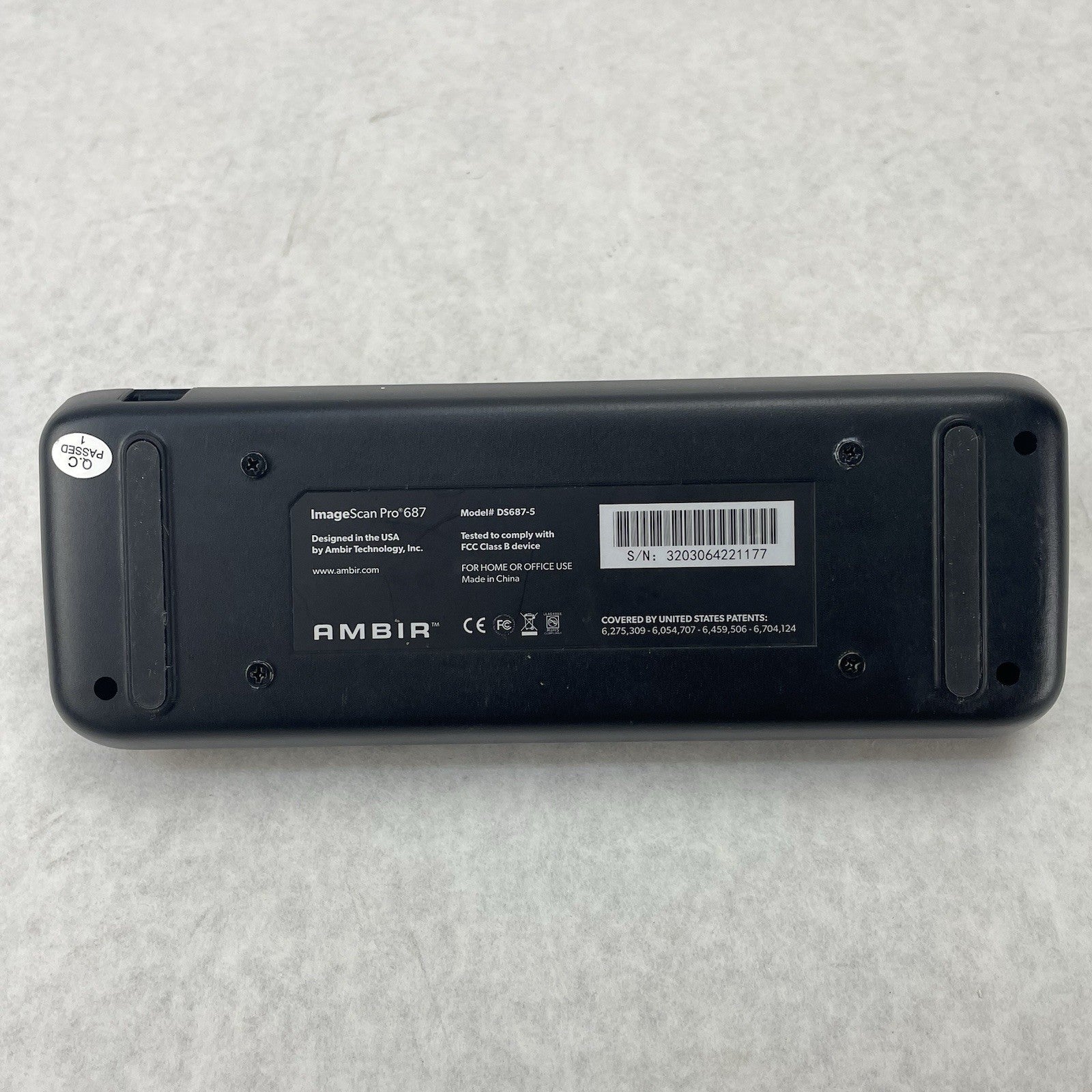 Ambir DS687-5  ImageScan Handheld Scanner Power Tested6