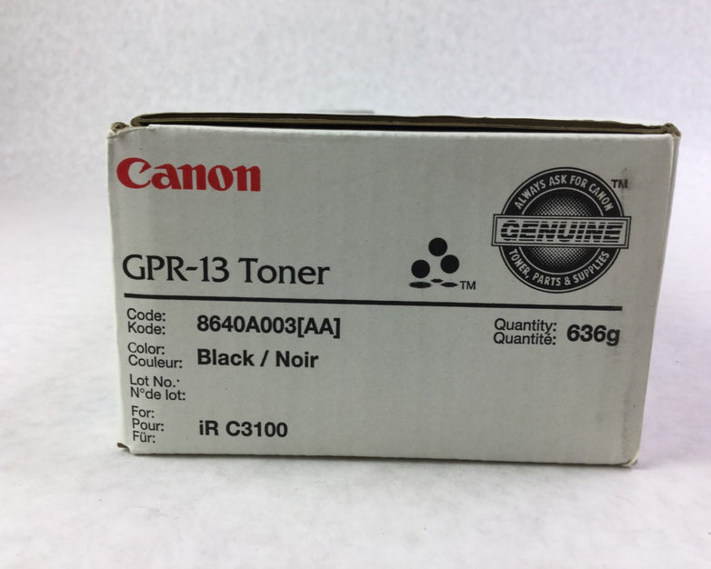 Genuine Canon GPR-13 Black  iR C3100 Toner