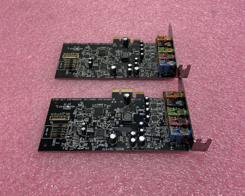Creative Labs Sound Blaster SB1570 PCIe Audio Card Lot of 2