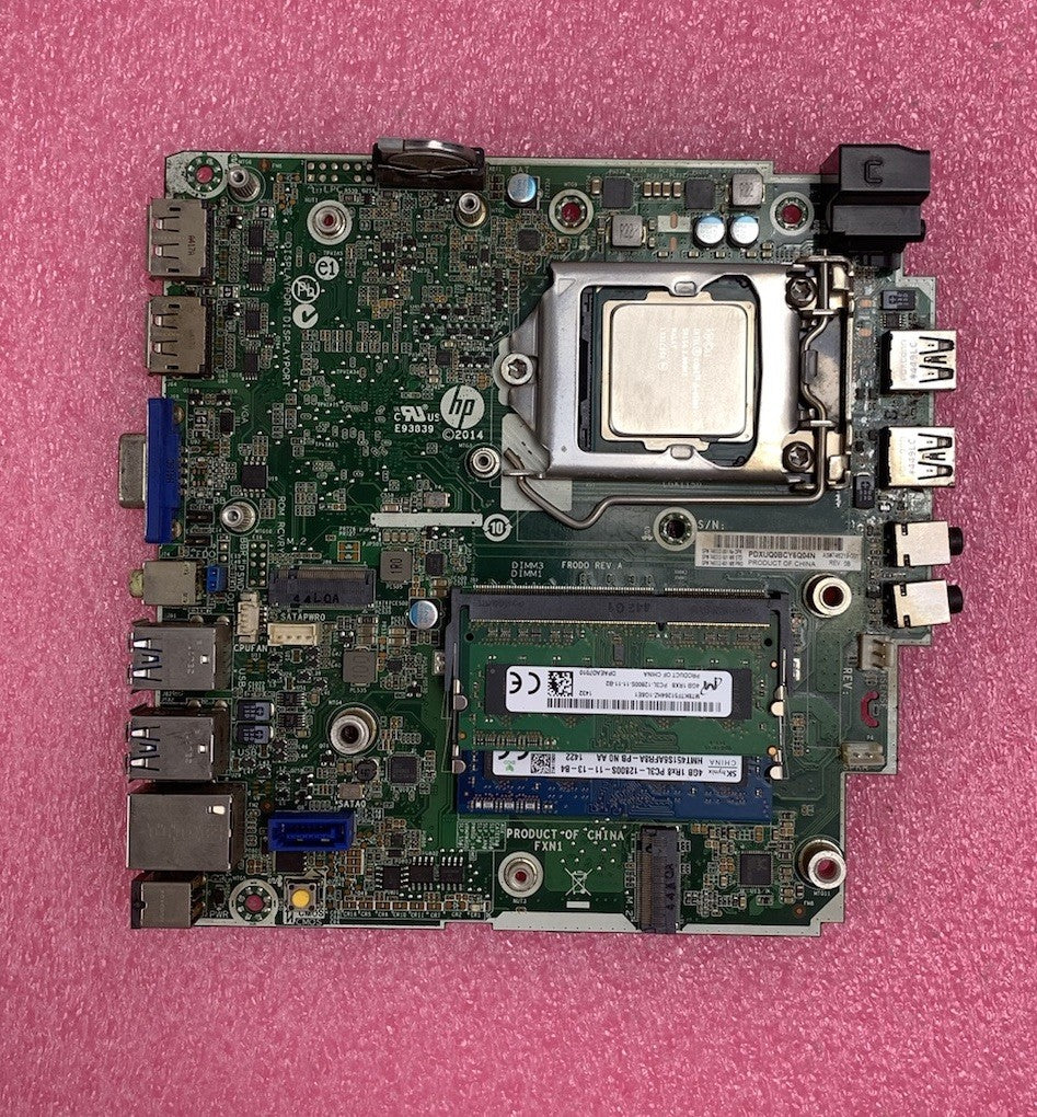 HP EliteDesk 800 G1 Micro Motherboard Intel Core i5-4590T 2GHz 8GB RAM w/ Shield