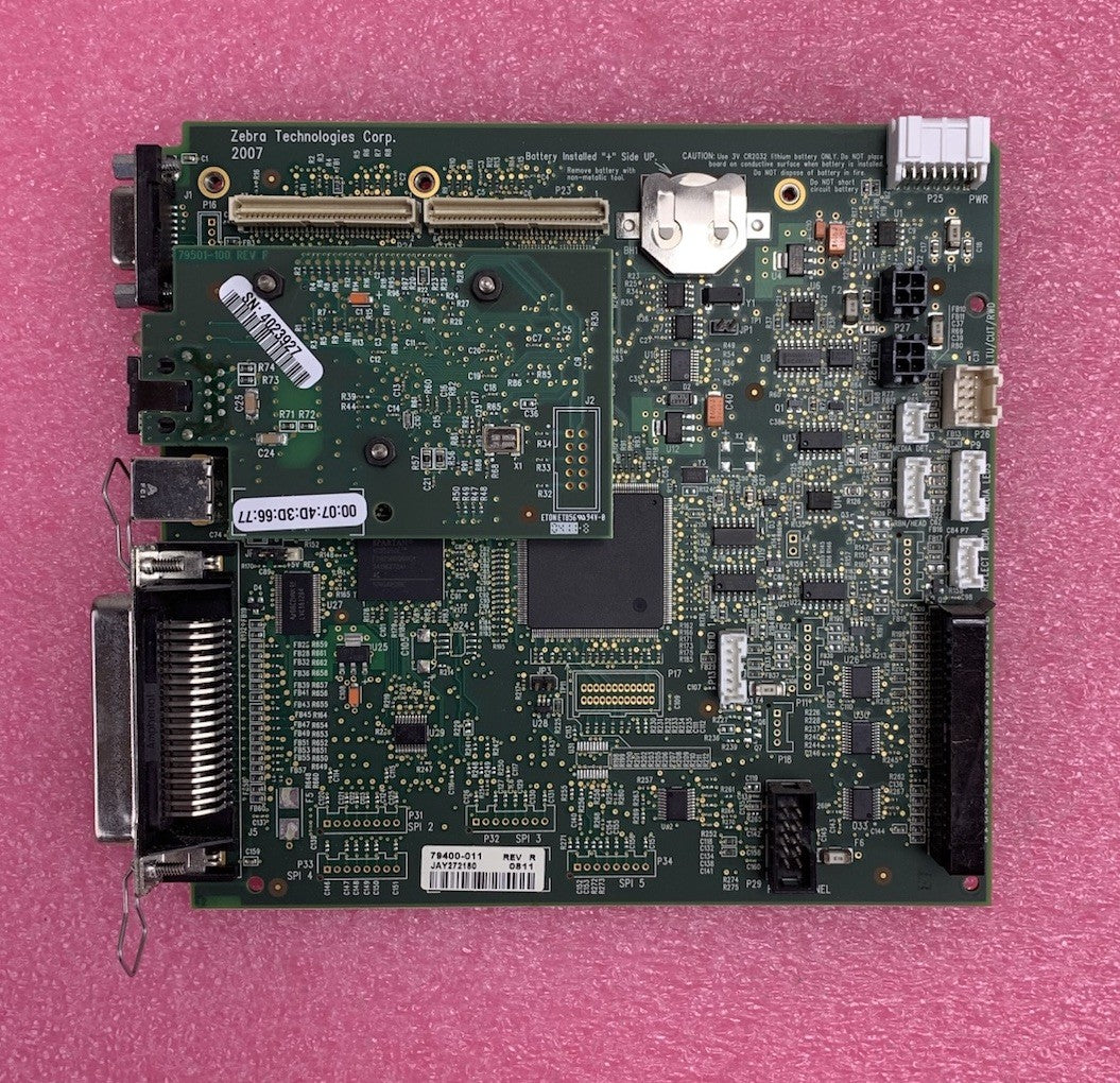 Zebra 79400-011 Rev R Main Logic Board for ZM400 Printer5