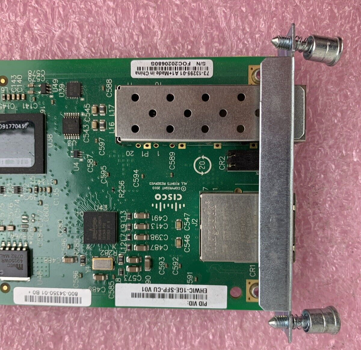 Cisco 800-34350-01 Enhanced High-Speed Wan Interface Card Tested
