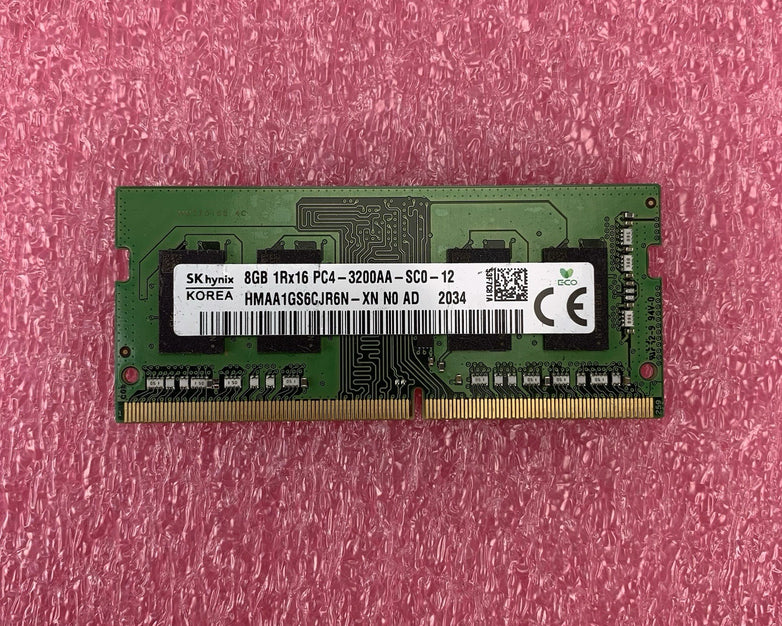 SK Hynix HMAA1GS6CJR6N-XN PC4-3200AA-SC0-12 8GB 1Rx16 Desktop Memory RAM