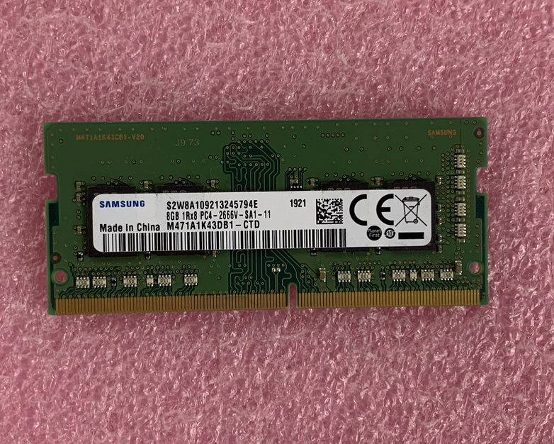 Samsung M471A1K43DB1-CTD  8 GB PC4-21300 DDR4-2666 Laptop Memory Ram