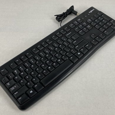 Logitech K120 Y-U0009 Wired USB Keyboard Tested Lot of 5