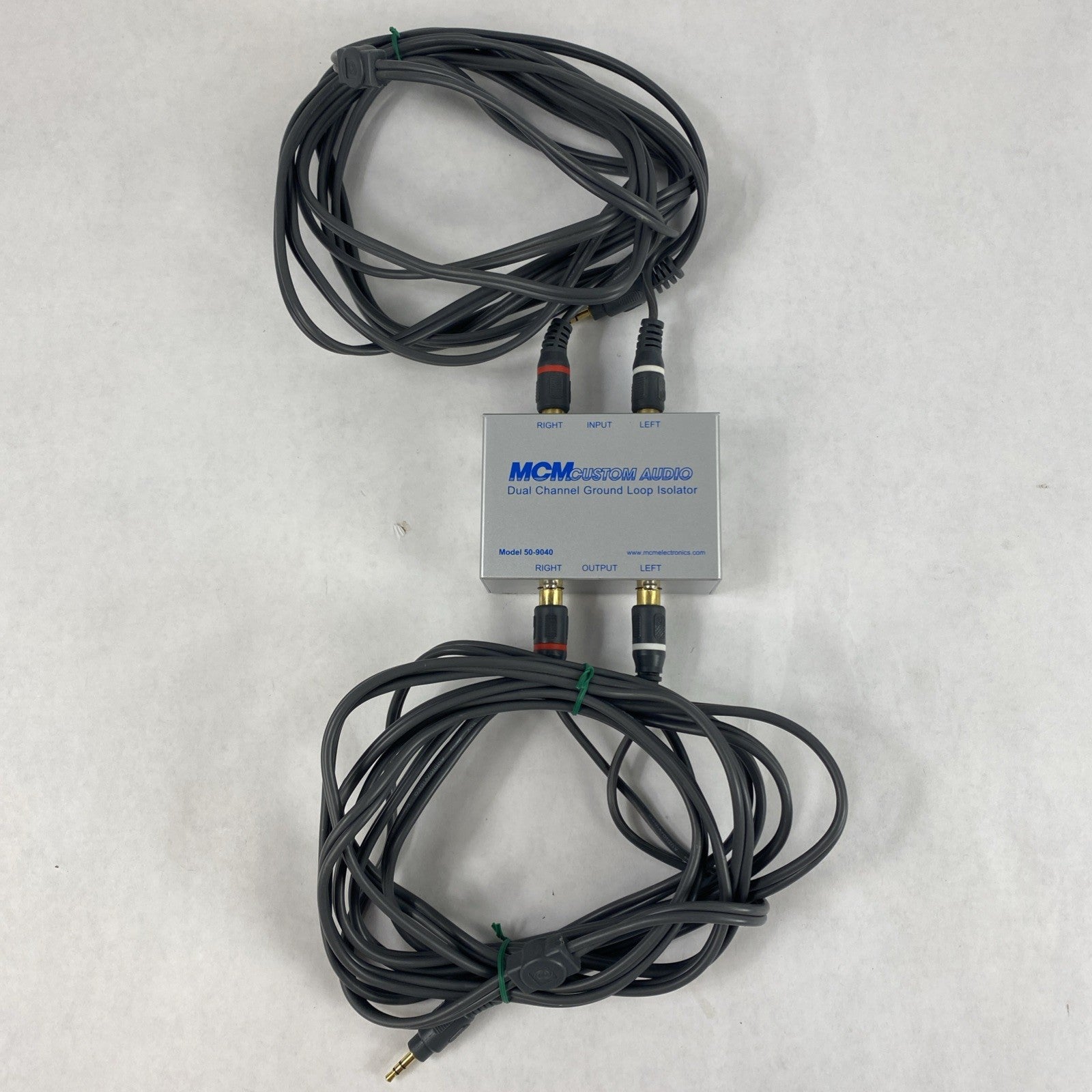 MCM 50-9040 Dual Channel Ground Loop Custom Audio Isolator Untested1