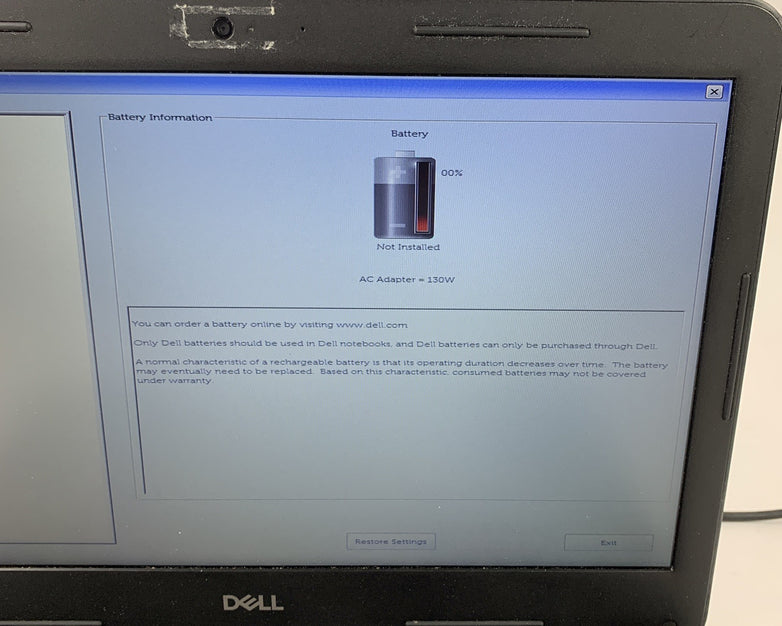 Dell Latitude 3300 13.3" i5-8250u 1.6 GHz 8 GB Ram NO OS No HDD No Batt No AC