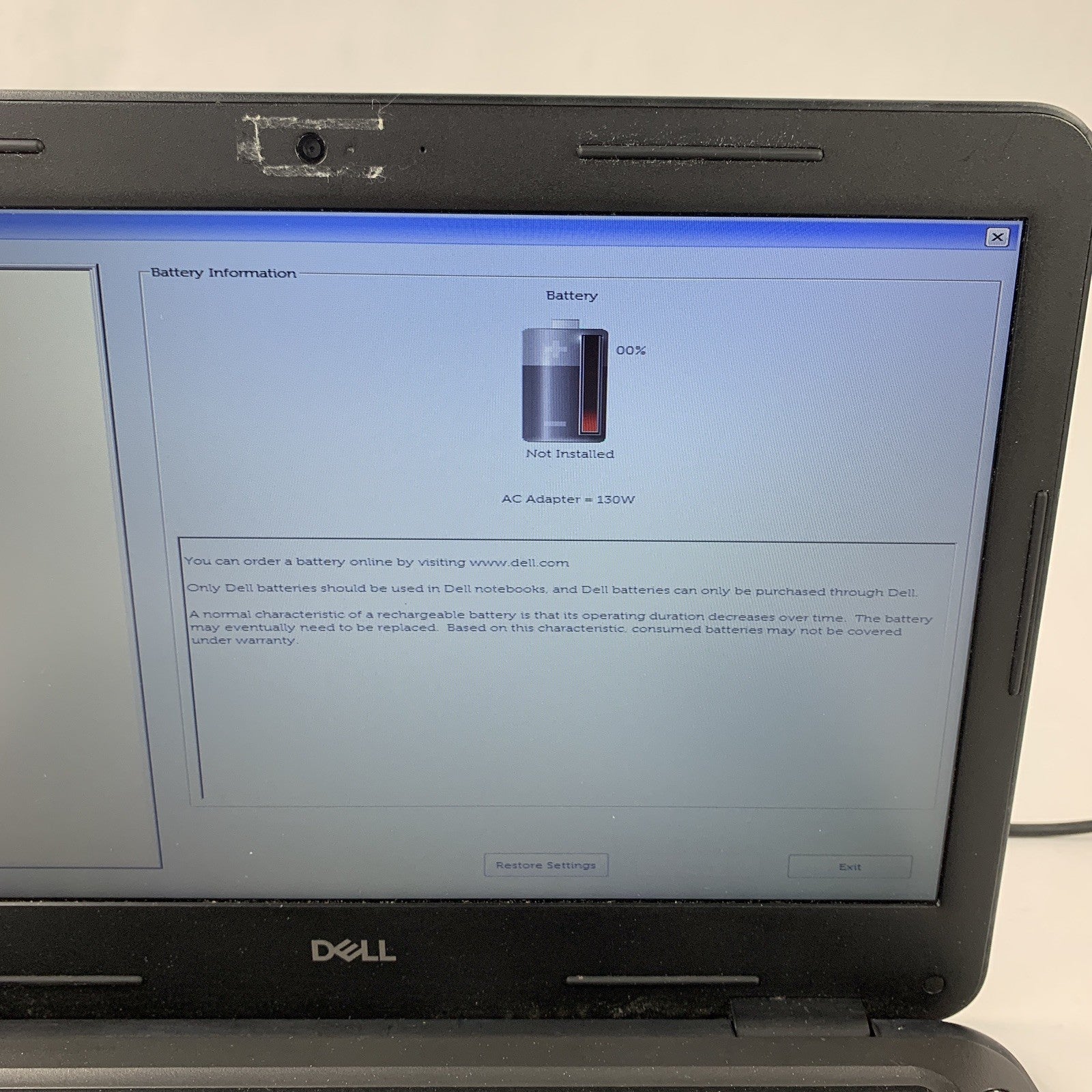 Dell Latitude 3300 13.3" i5-8250u 1.6 GHz 8 GB Ram NO OS No HDD No Batt No AC