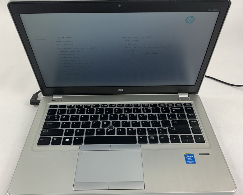 HP EliteBook Folio 9480m i7-4600U 2.1 GHz 8 GB RAM No SSD/OS/AC/Battery