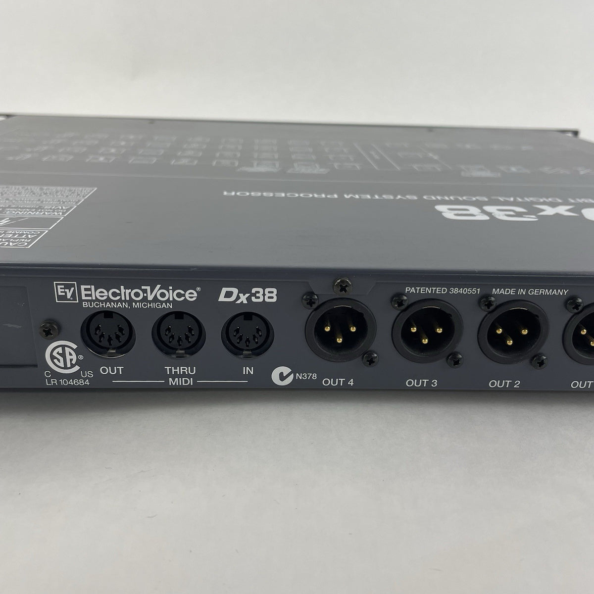 Electro-Voice (EV) Dx38 Digital Sound System Processor - Tested10