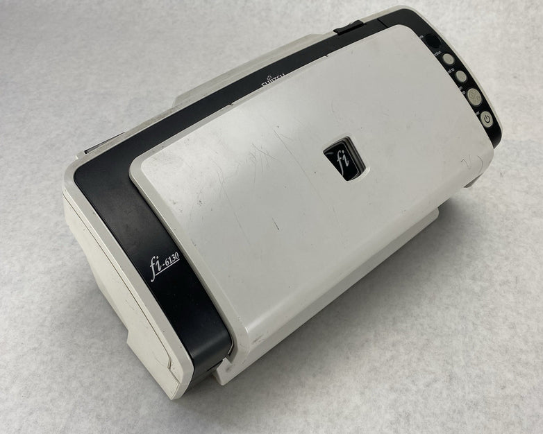 Fujitsu Fi-6130 Document Scanner No AC Adapter (Lot of 2) - Parts or Repair