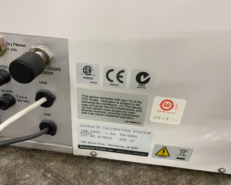 Beckman Coulter Bioraptr FRD Workstation B17954 w/ Calibration Station B19033
