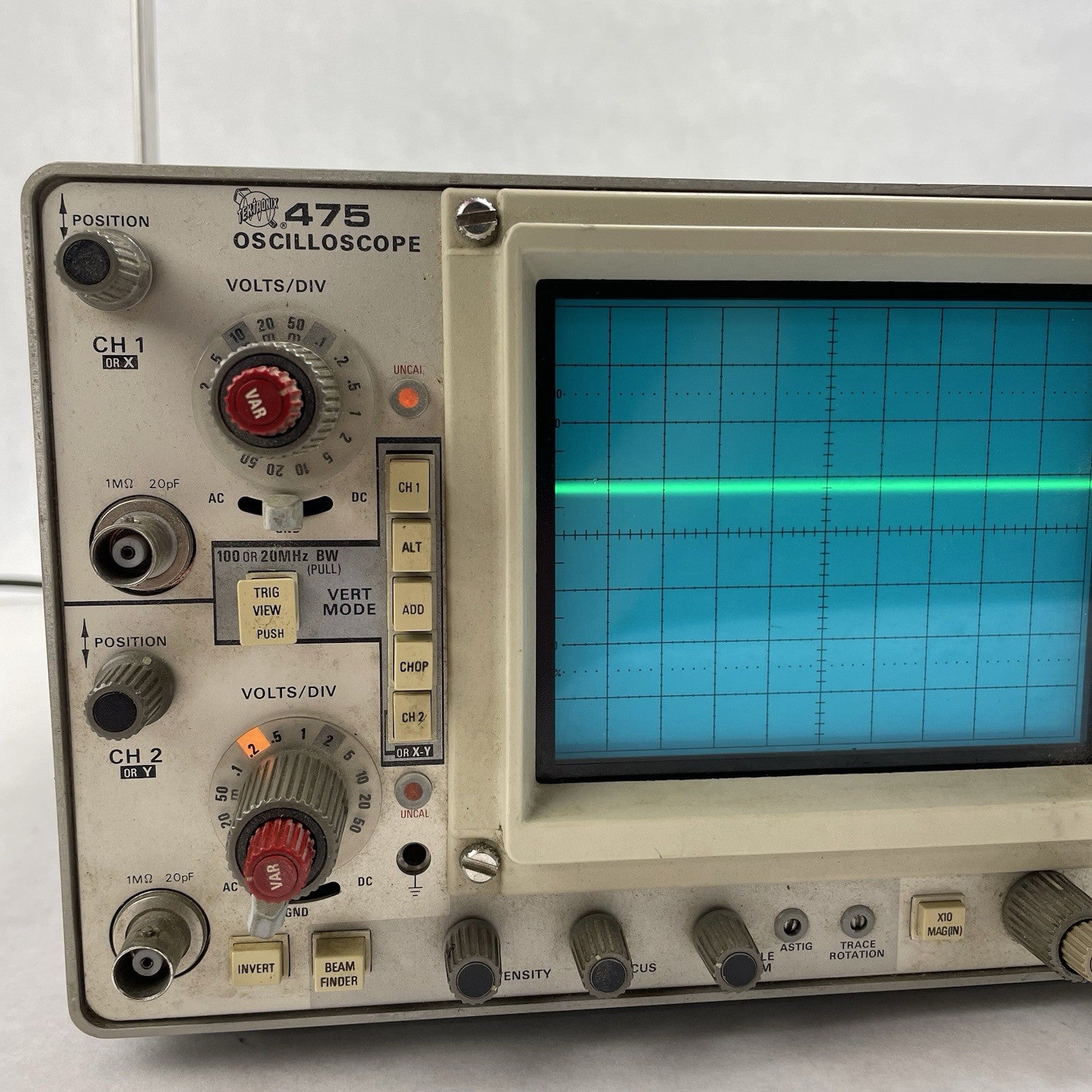 Tektronix 475 Analog Oscilloscope Power Tested2