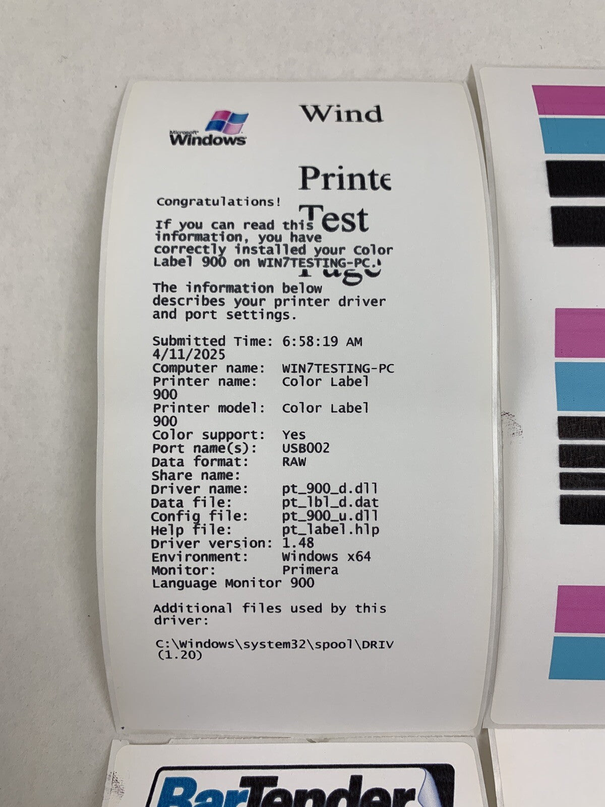 Primera LX900 Color Label Printer Tested No Power Supply No Ink