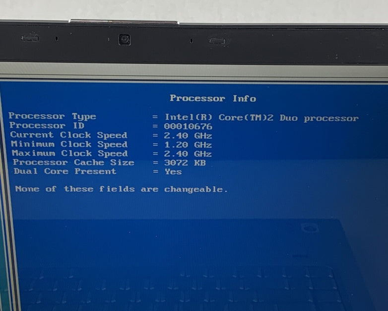 Dell XPS M1530 Core 2 Duo 00010676 2.4 GHz 2 GB No OS No HDD No Batt No AC