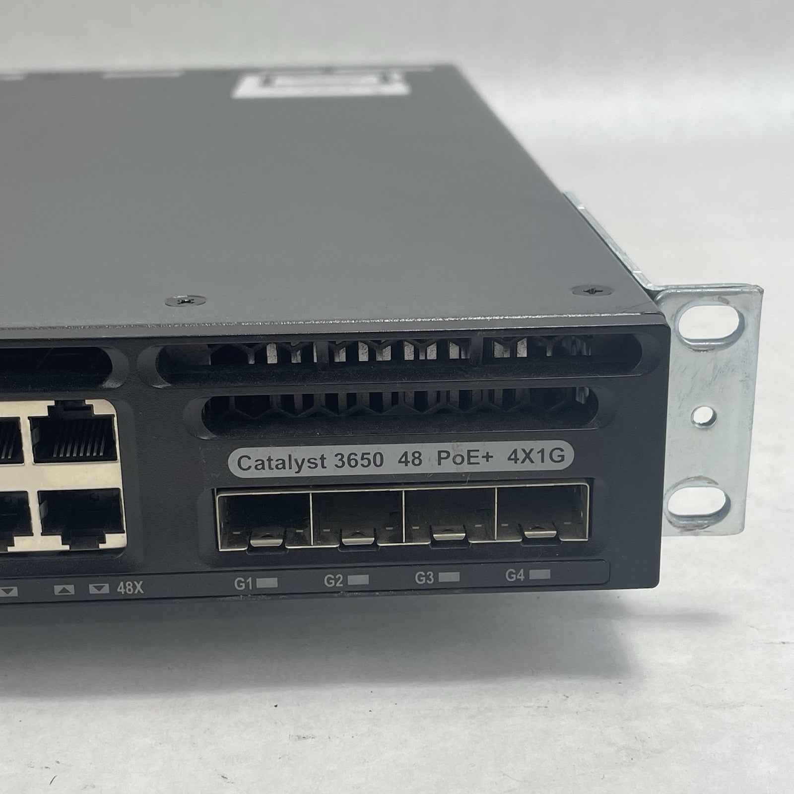 Cisco WS-C3650-48PS-S V02 Tested & Reset 2X PSU4