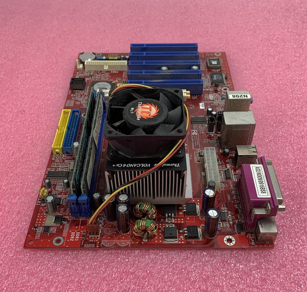 VIA KT600-8237 Motherboard AMD Athlon 1.1GHz 1GB RAM No Shield