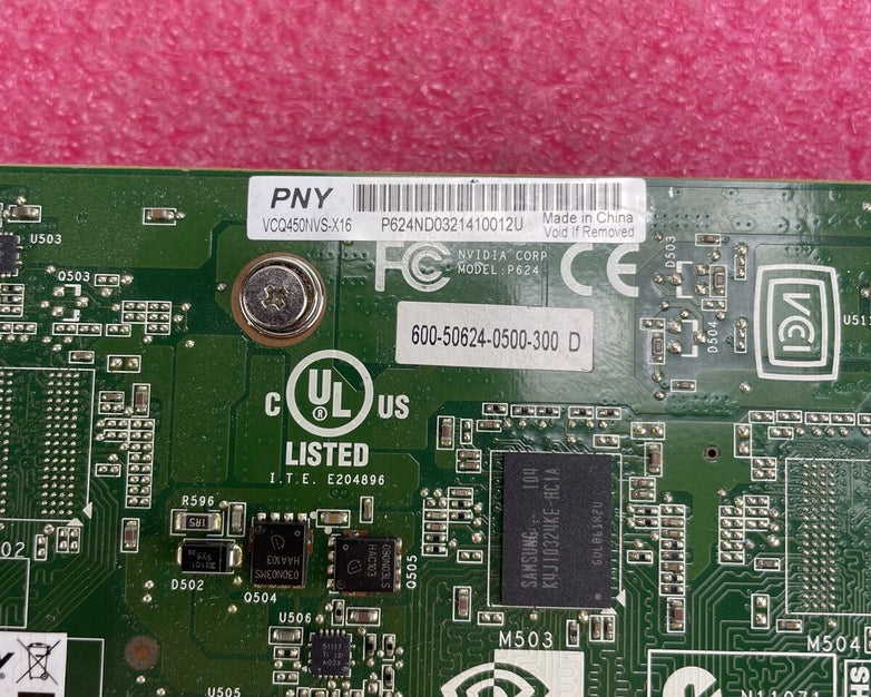 PNY NVIDIA Quadro NVS 450 VCQ450NVSX16 512MB GDDR3 SDRAM PCI Express 16