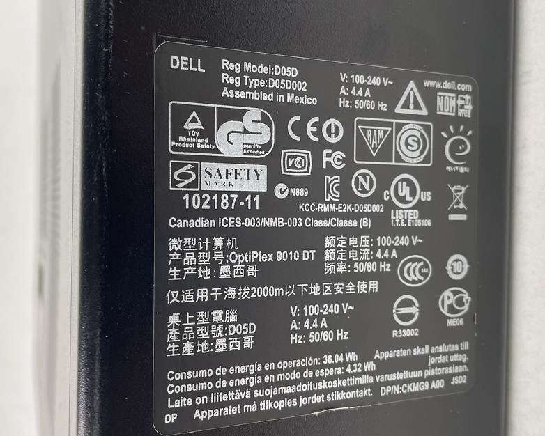 Dell Optiplex 9010 DT i7-3770 3.40 GHz 8 GB RAM No SSD/OS