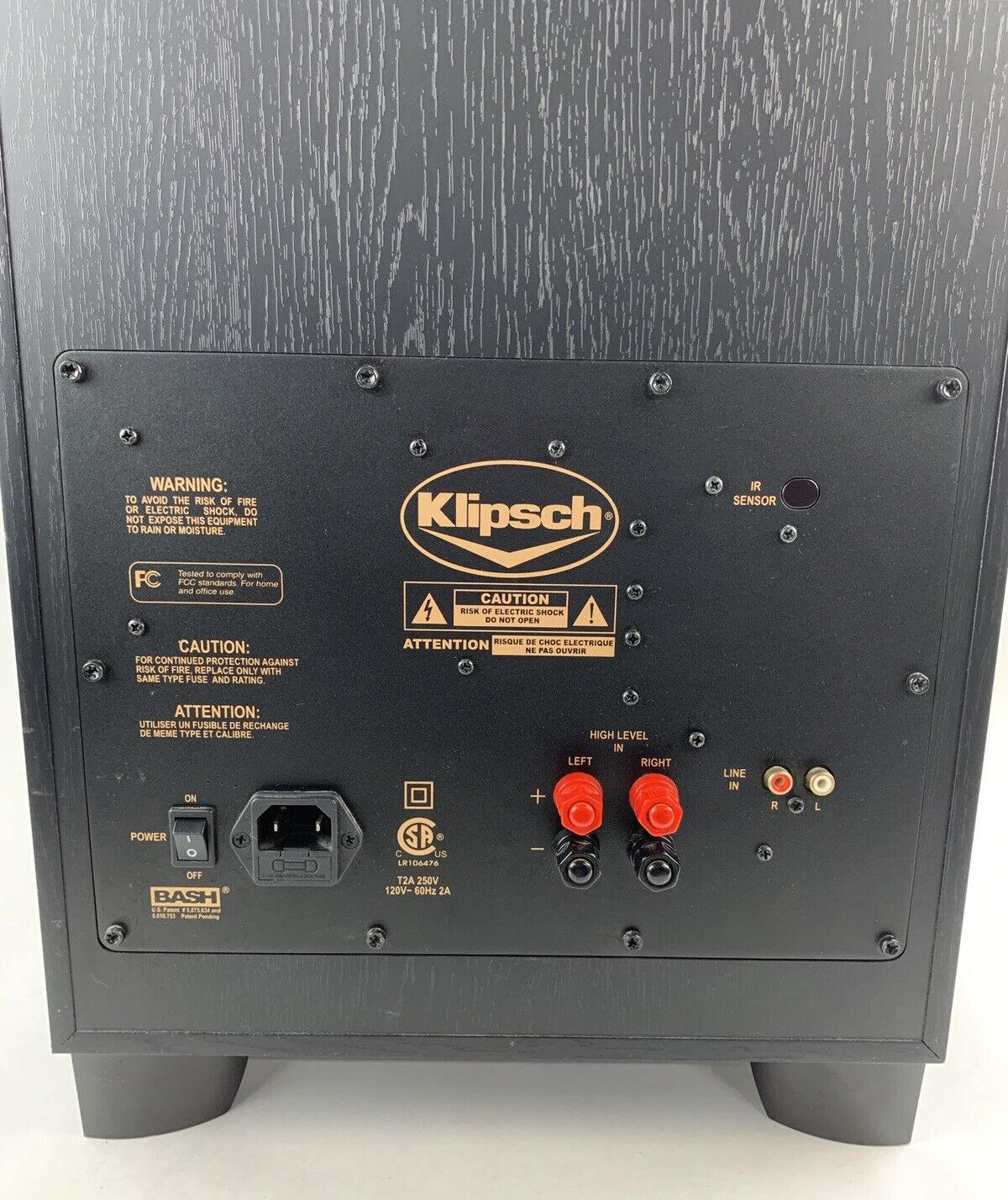 Klipsch RW-10D 120V Digitally Controlled Sub Woofer Tested No Rubber On Feet
