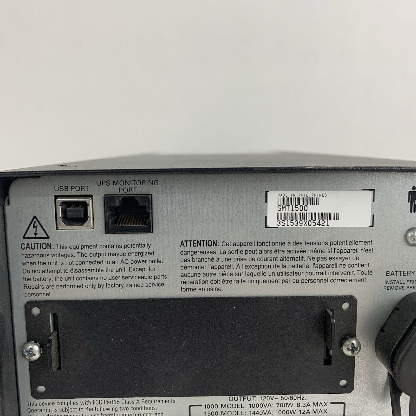 APC SMT1500 1500 120V 8 Outlet Power Supply Tested No Batteries5