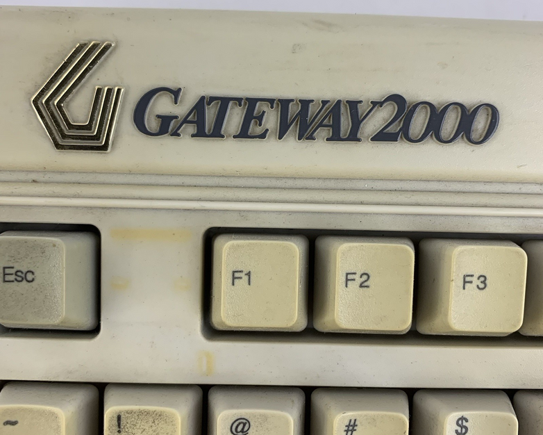 Vintage Gateway2000 CPU Keyboard 219600X-XX-XXX - Untested