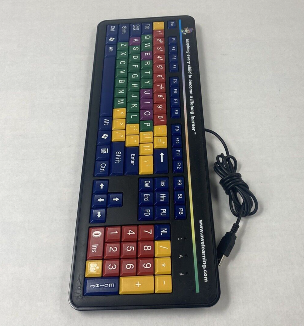 AWE Learning LB2B-AWE Colorful USB Keyboard Tested