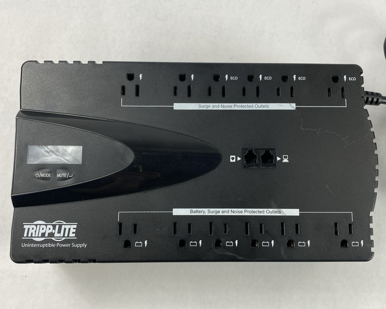 Tripp Lite ECO850LCD ECO UPS 850VA 120V 12 Outlet 6 Surge 6 Battery Backup