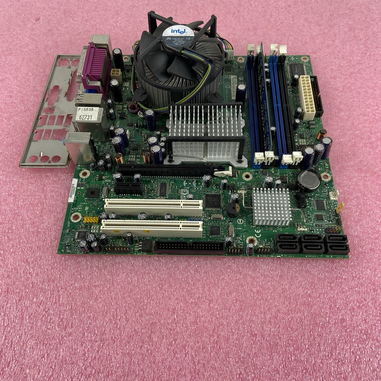 Intel DQ965GF Motherboard Intel Core 2 Duo 6400 2.13GHz 2GB RAM w/IO1