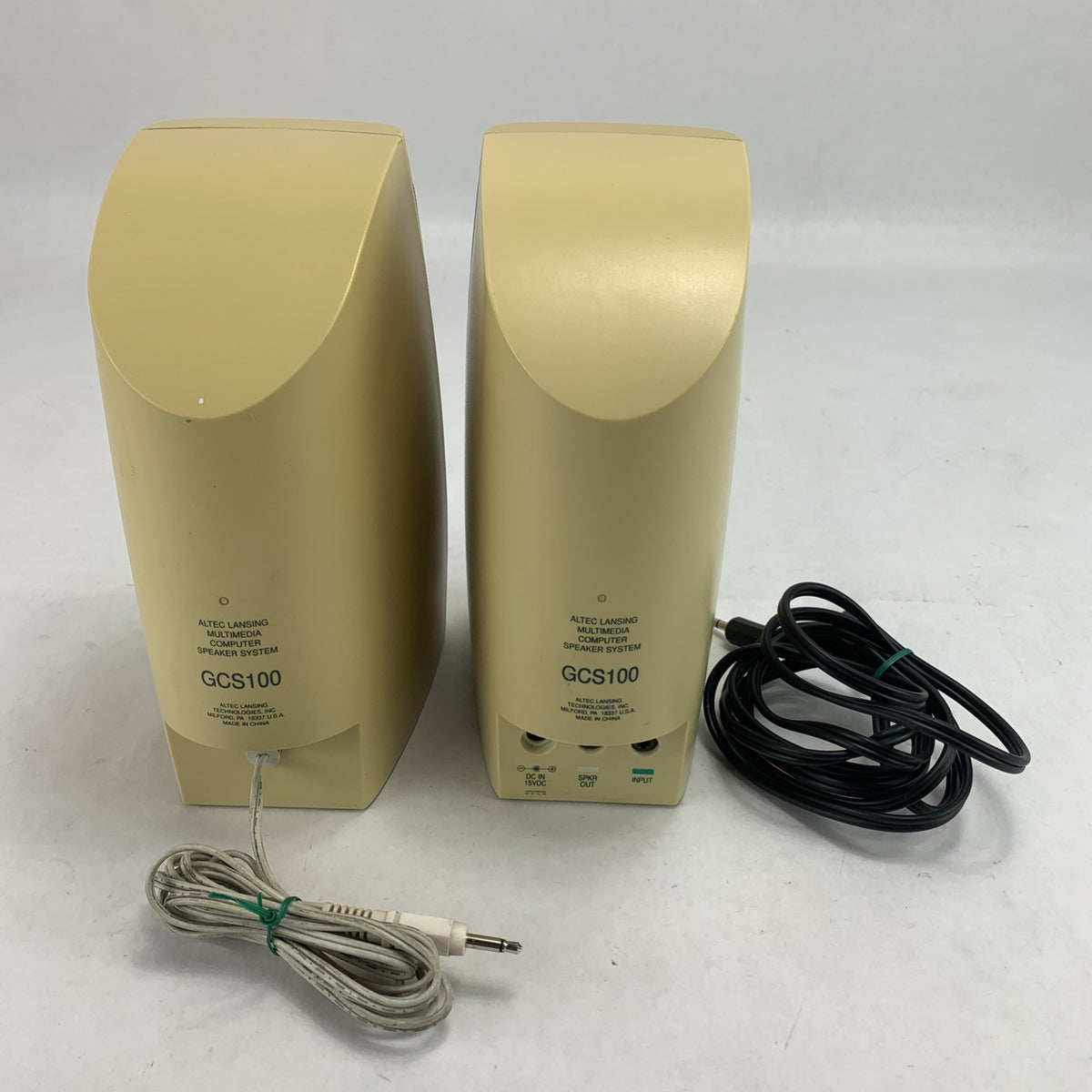 Altec Lansing GCS100 Multimedia Computer Speaker System - No DC Adapter - Tested2