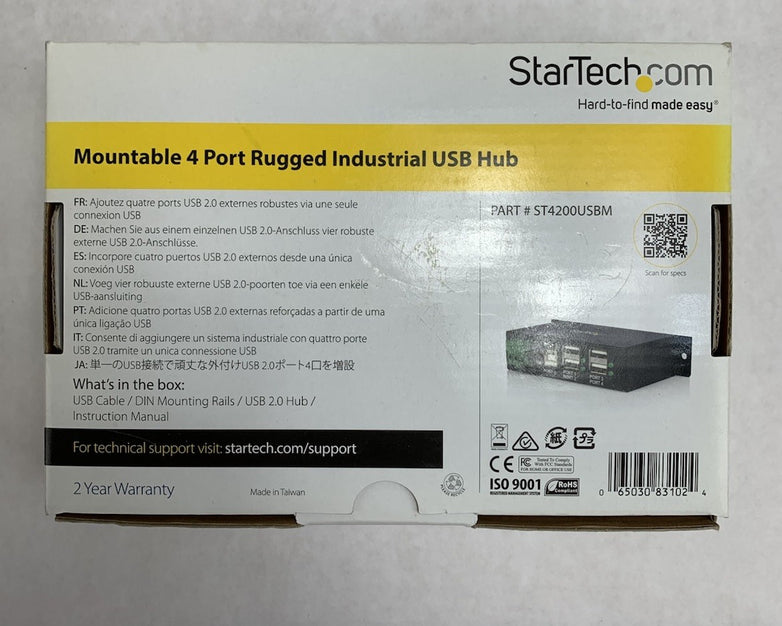 StarTech.Com ST4200USBM 4-Port USB 2.0 Hub