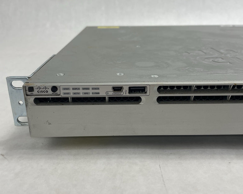Cisco Catalyst C3850-12XS-S V02 12 Port 10GB SFP+ Fiber Tested & Reset