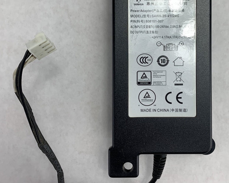 Zebra Sanhua SAWA-35-41024G 808101-007 100W AC Adapter Power Supply for ZT230