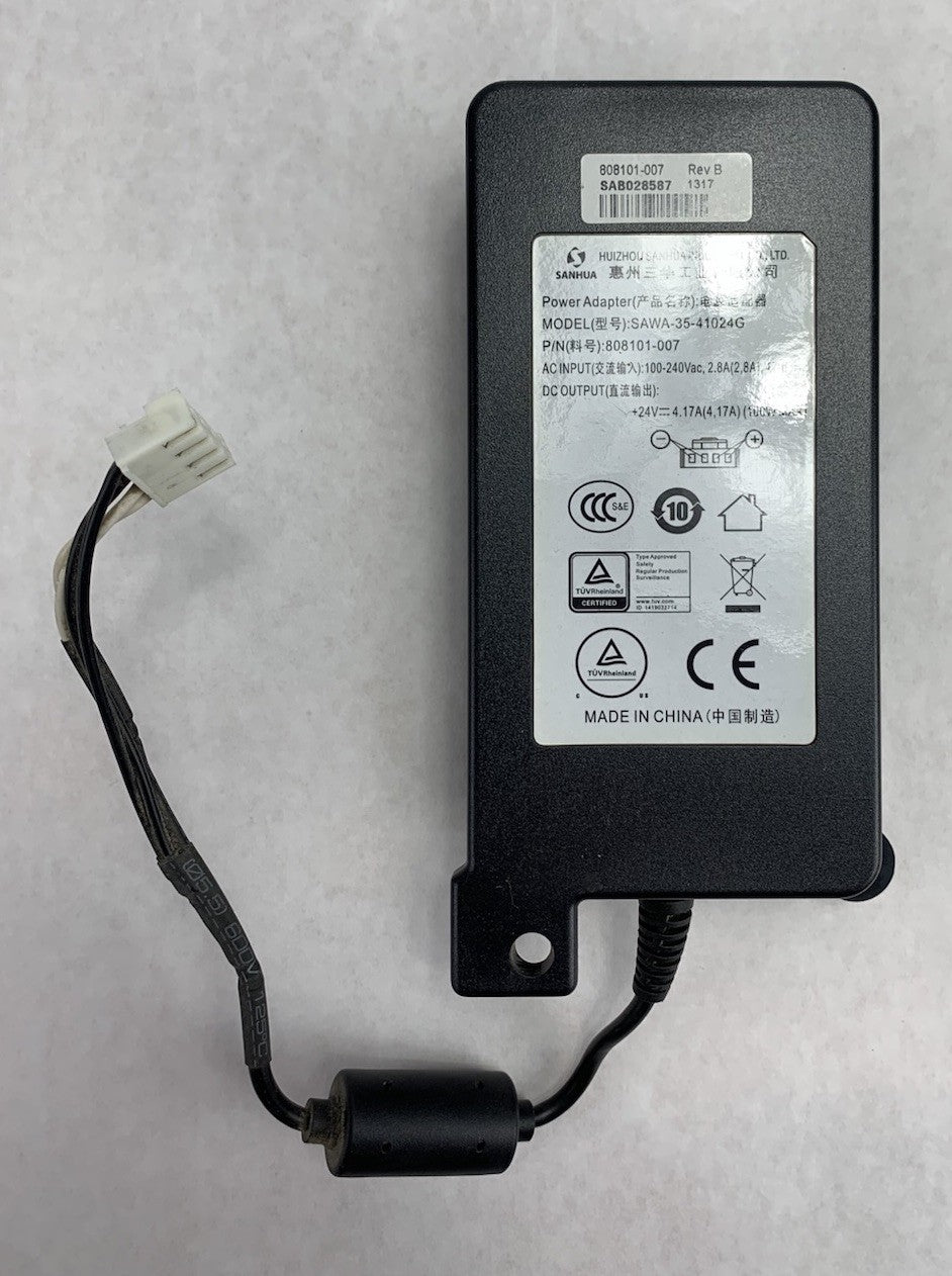 Zebra Sanhua SAWA-35-41024G 808101-007 100W AC Adapter Power Supply for ZT2305