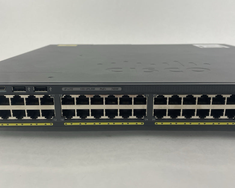 Cisco WS-C2960XR-48TS-I  V02 2X PSU 48-Port Switch - Tested