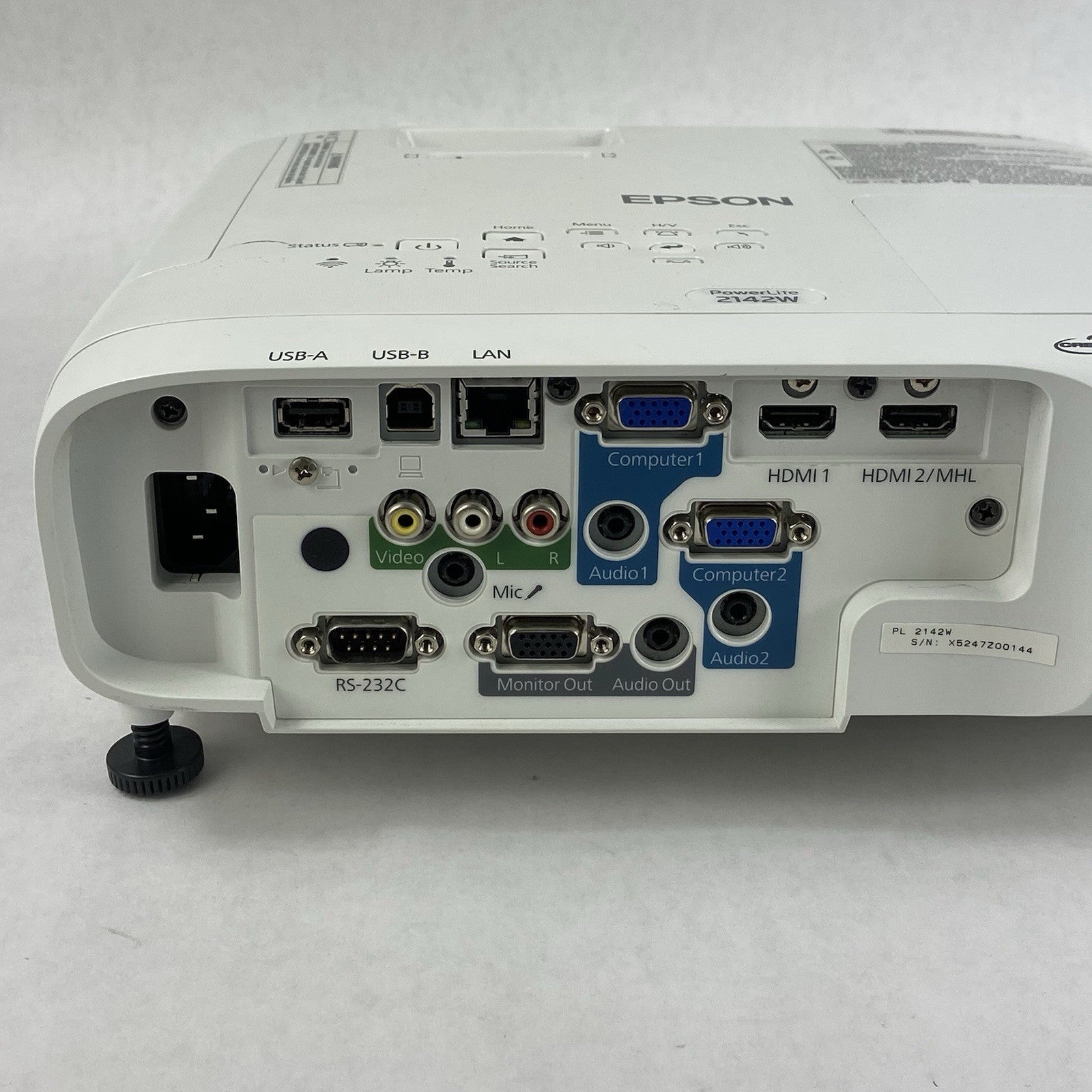 Epson PowerLite 2142W 4200 Lumens WXGA 3LCD Projector4